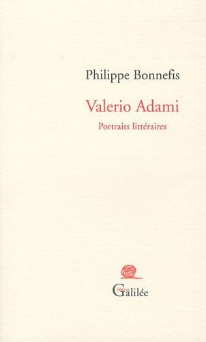 VALERIO ADAMI, de BONNEFIS P | portada del libro