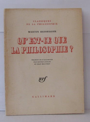 QU'EST-CE QUE LA PHILOSOPHIE?, de AGAMBEN GIORGIO | portada del libro
