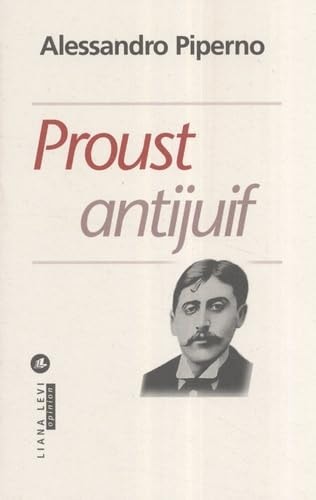 PROUST ANTIJUIF, de Alessandro Piperno | portada del libro