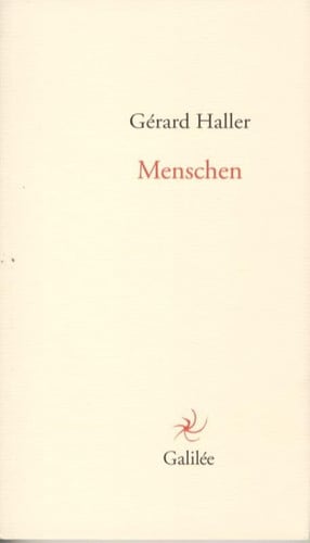 MENSCHEN, de HALLER GERARD | portada del libro