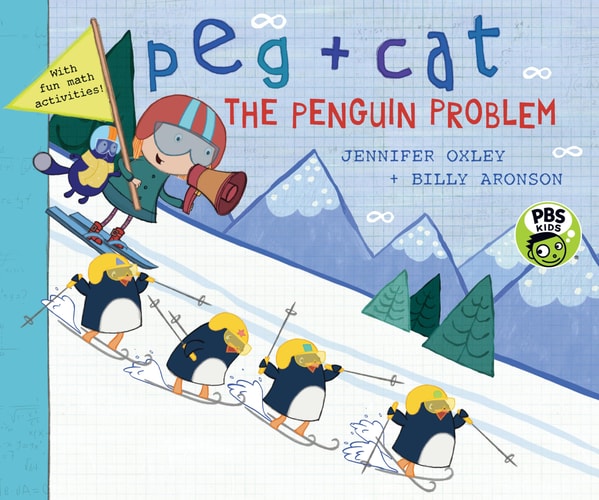 PEG CAT THE PENGUIN PROBLEM, de Jennifer Oxley | portada del libro