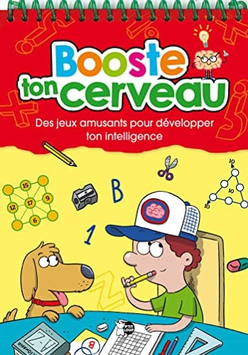 DES JEUX AMUSANTS POUR DEVELOPPER TON INTELLIGENCE BLOC ROUG, de P'tit Loup | portada del libro