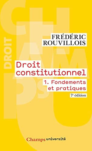 ROIT CONSTITUTIONNEL T1, de ROUVILLOIS FREDERIC | portada del libro