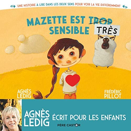 AZETTE EST TROP SENSIBLE - MA, de LEDIG#PILLOT AGNES#FREDERIC | portada del libro