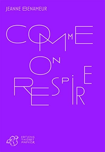 OMME ON RESPIRE (ECB), de Jeanne Benameur | portada del libro