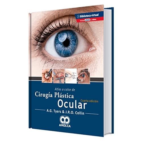 ATLAS A COLOR DE CIRUGIA PLASTICA OCULAR Y E BOOK | portada del libro