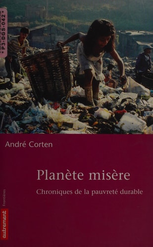 PLANETE MISERE, de André Corten | portada del libro
