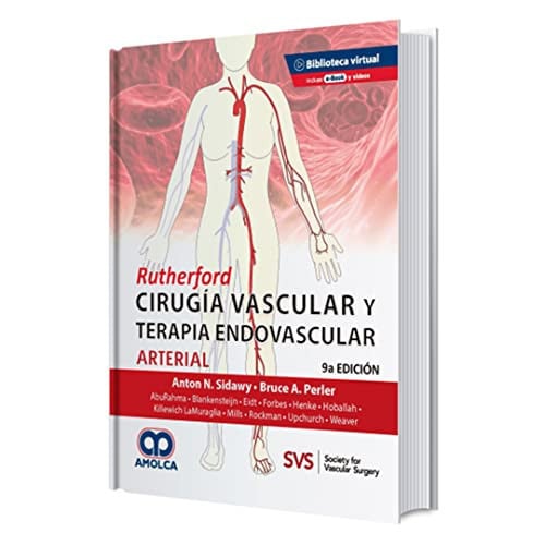 RUTHERFORD CIRUGIA VASCULAR Y TERAPIA ENDOVASCULAR ARTERIA, de SIDAWY | portada del libro
