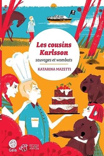 LES COUSINS KARLSSON TOME 2 SAUVAGES ET WOMBATS, de Katarina Mazetti | portada del libro