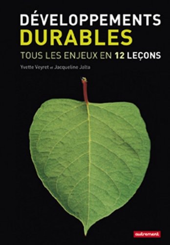 DEVELOPPEMENTS DURABLES, de Yvette Veyret | portada del libro