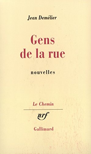 GENS DE LA RUE, de Demélier | portada del libro