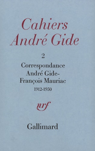 CORRESPONDANCE, de Gide | portada del libro
