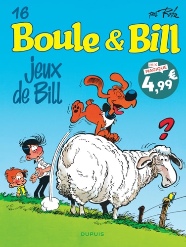BOULE ET BILL TOME 16 JEUX DE BILL, de ROBA | portada del libro