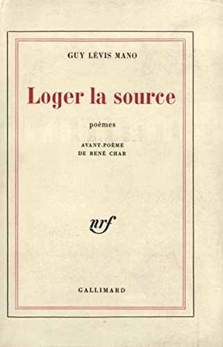 LOGER LA SOURCE, de Lévis Mano | portada del libro