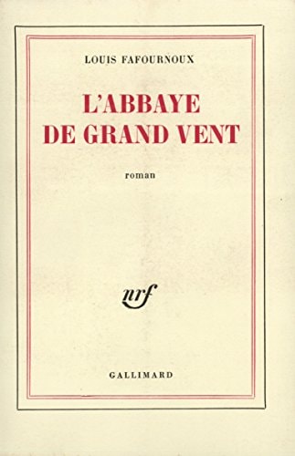 L'ABBAYE DE GRAND VENT, de Fafournoux | portada del libro