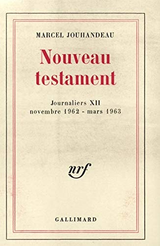 NOUVEAU TESTAMENT, de Marcel Jouhandeau | portada del libro