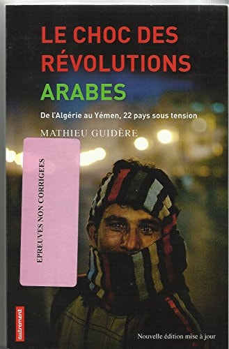 LE CHOC DES REVOLUTIONS ARABES DE L'ALGERIE AU YEMEN, 22 PAY, de Mathieu Guidère | portada del libro