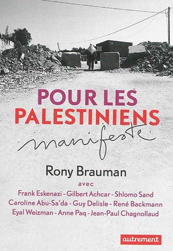 POUR LES PALESTINIENS, de Rony Brauman | portada del libro
