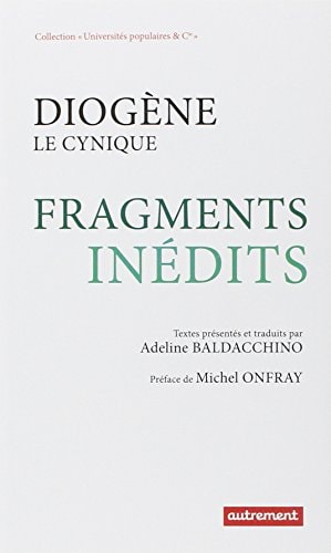 FRAGMENTS INEDITS, de Diogenes | portada del libro