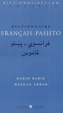 DICTIONNAIRE FRANCAIS-PASHTO, de Habib Kabir | portada del libro