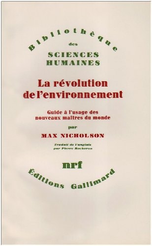 LA REVOLUTION DE L'ENVIRONNEMENT, de Max Nicholson | portada del libro
