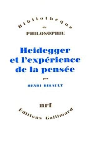 HEIDEGGER ET L'EXPERIENCE DE LA PENSEE, de Birault | portada del libro