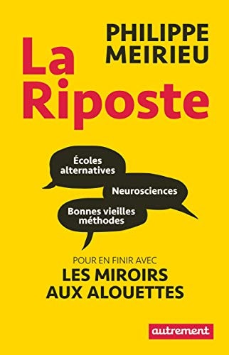 LA RIPOSTE, de Philippe Meirieu | portada del libro