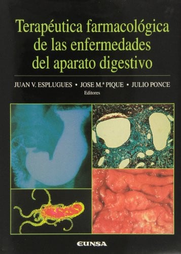 Terapéutica farmacológica de las enfermedades del aparato digestivo, de Esplugues | portada del libro
