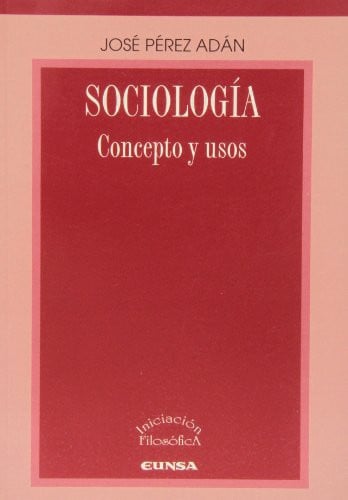 Sociología, de Pérez Adán | portada del libro