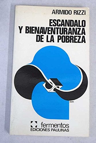 Escándalo y Bienaventuranza de la pobreza, de RIZZI | portada del libro