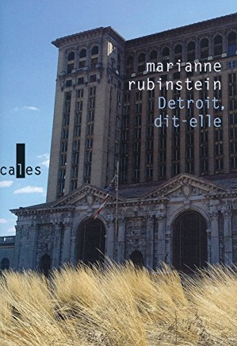 DETROIT DIT ELLE, de Marianne Rubinstein | portada del libro