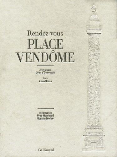 RENDEZ-VOUS PLACE VENDOME, de Alain Stella | portada del libro