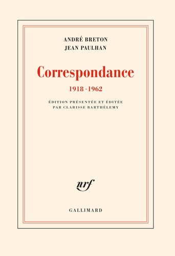 Correspondance, 1918-1962, de Clarisse Barthélemy | portada del libro