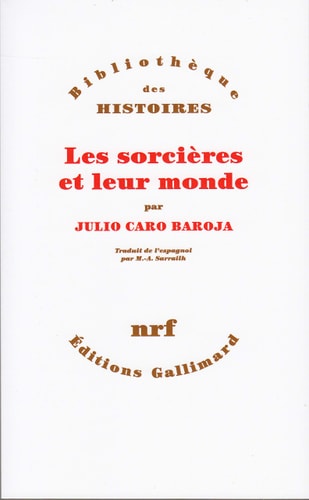 LES SORCIERES ET LEUR MONDE, de Julio Caro Baroja | portada del libro