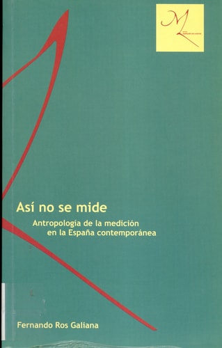 ASI NO SE MIDE, de Ros Galiana | portada del libro