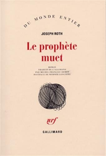 LE PROPHETE MUET, de Roth | portada del libro