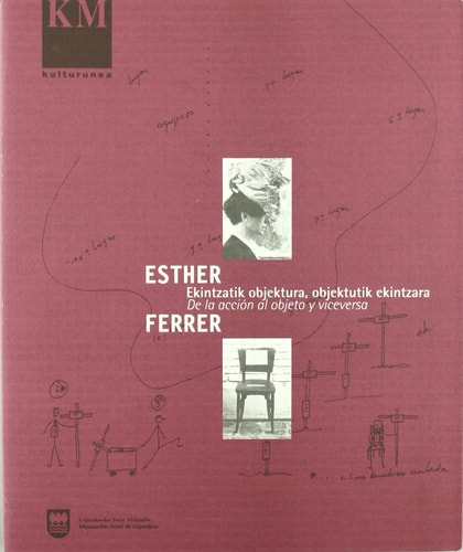 ESTHER FERRER, DE LA ACCION AL OBJETO Y VICEVERSA, de Aizpuru | portada del libro