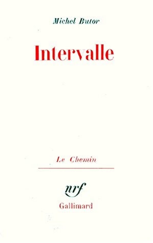 INTERVALLE, de Butor | portada del libro