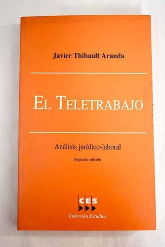 TELETRABAJO, EL, de THIBAULT ARANDA | portada del libro
