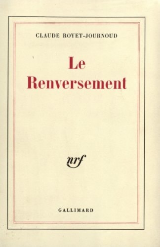 LE RENVERSEMENT, de Royet-Journoud | portada del libro