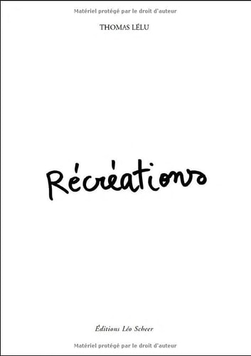 ECREATIONS, de Thomas Lélu | portada del libro
