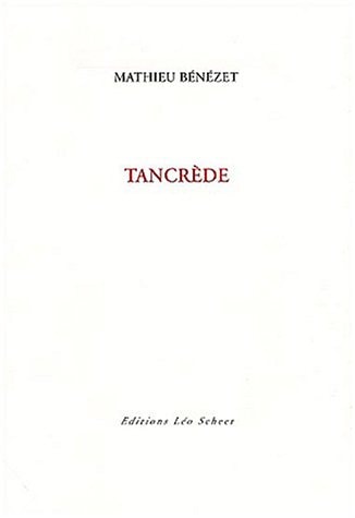 ANCREDE, de benezet mathieu | portada del libro