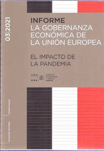 LA GOBERNANZA ECONOMICA DE LA UNION EUROPEA | portada del libro
