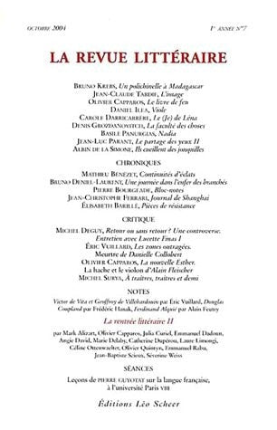 A REVUE LITTERAIRE N°7, de Bruno Krebs | portada del libro