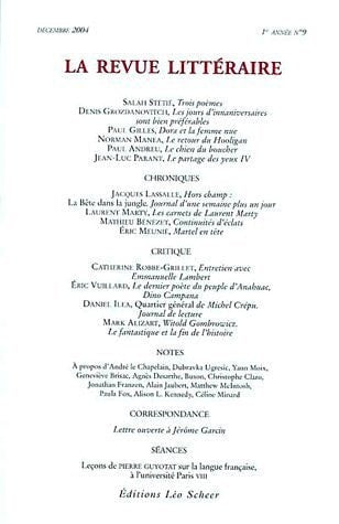 A REVUE LITTERAIRE N° 9, de Denis Grozdanovitch | portada del libro