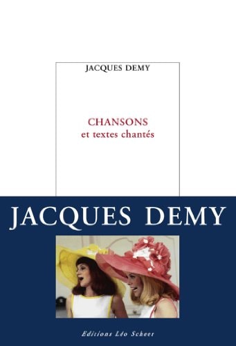 HANSONS ET TEXTES CHANTES, de Jacques Demy | portada del libro