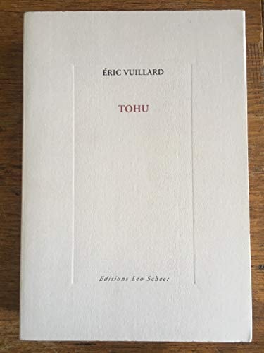 OHU, de Éric Vuillard | portada del libro