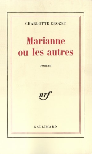 MARIANNE OU LES AUTRES, de Crozet | portada del libro