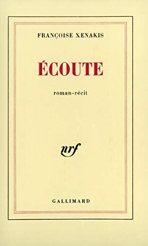 ECOUTE, de Françoise Xenakis | portada del libro