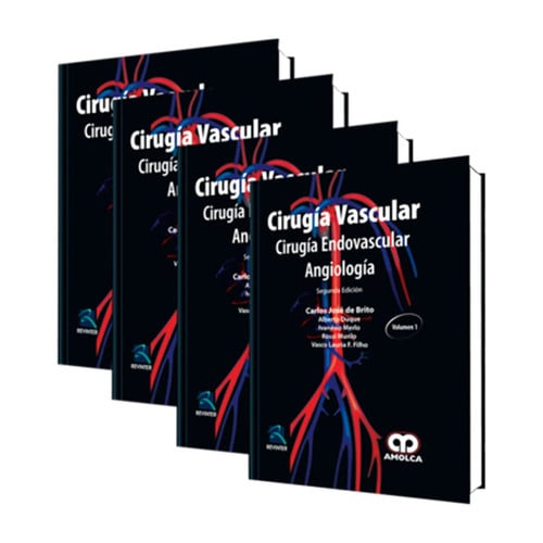 CIRUGIA VASCULAR, CIRUGIA ENDOVASCULAR Y ANGIOLOGIA. 4 VOLUMENES | portada del libro